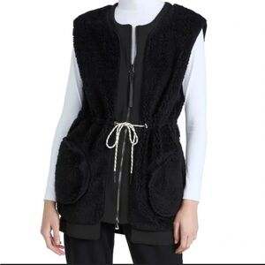 Varley Perry Gilet Sherpa Vest Size XS Black